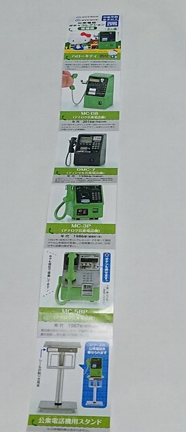 NTT東日本 NTT西日本 公衆電話ガチャコレクション 増補版
