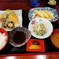 Photos: 野菜天ぷらだし巻き卵カニカマサラダ