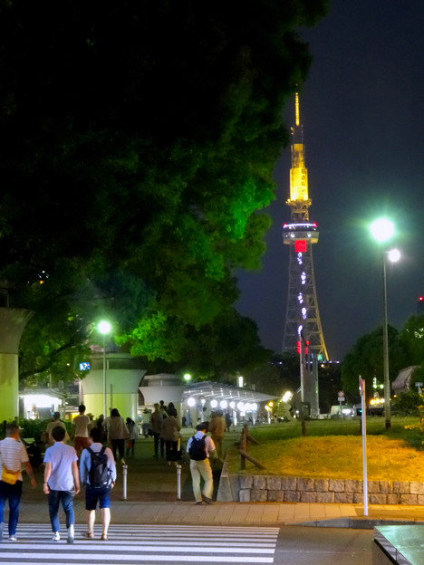 Nhk ブラタモリ 名古屋回をprする名古屋テレビ塔のイルミネーション 7 写真共有サイト フォト蔵