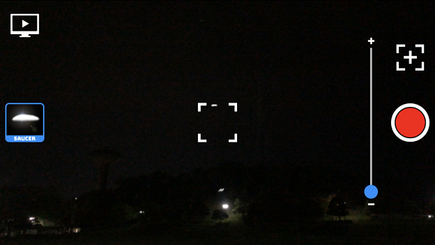 UFO撮影のニセ動画が作れるアプリ「UFO Video Camera」 - 1