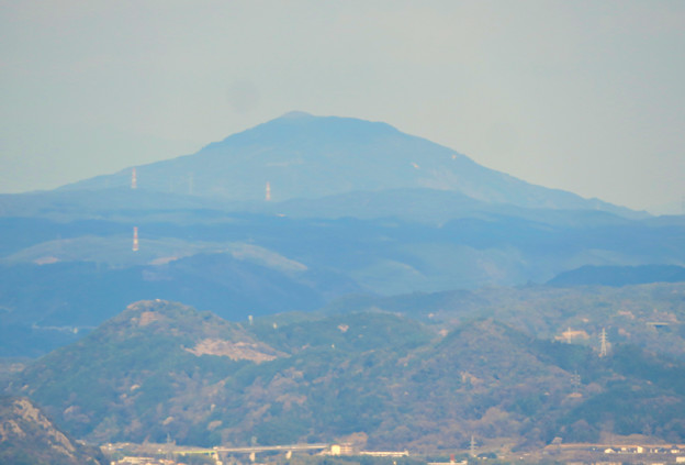 猿啄城展望台の登山道から見た景色 - 10：御嶽山