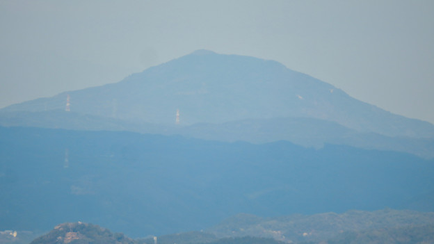 猿啄城展望台から見た景色 - 4：御嶽山