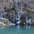 Photos: 川辺の氷柱