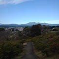 Photos: 丘の階段から見えた高原山（10月16日）