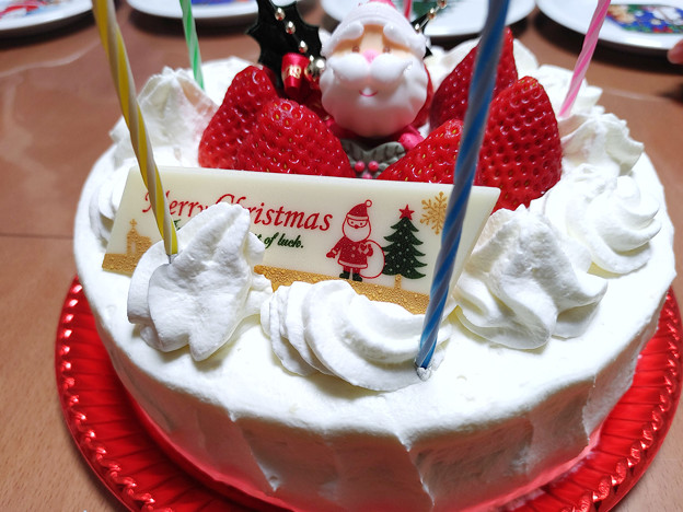 2020 クリスマスケーキ（LG Style3 L-41A撮影）