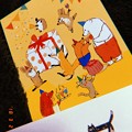 Congratulations! Many animals smile ;) heartwarming～black cat Apple, Love..:)～フィルム風 1/20秒