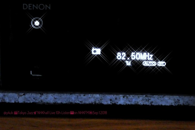 DENON“82.5MHz” on NHKホール‘東京Jazz’10h♪Great performance “Herbie Hancock” (ISO3200/260mm/クロスフィルター:TZ85)