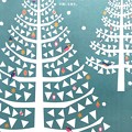 2018.12養命酒Xmas素敵表紙「しんと寒い冬も…からだもこころも温めて…」センスいいポストカードみたいクリスマス大好き！(撮って出し#iPhone7Plus)heartwarming green
