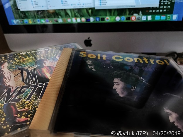 Photos: TM NETWORK CD“GORILLA(1986)”,“Self Control(1987)”→(1ヶ月ぶり)Macインポート→AKハイレゾプレーヤーSD256GBへ！4.21TM35th祝で全国