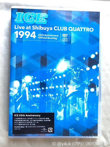 &quot;ICE&quot;Live at Shibuya CLUB QUATTRO 1994～25th Anniversary Official Bootleg+&#039;98 Year End Special(CD)超貴重
