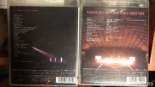 【11.24ハラ自殺…ショック落胆】1ST JAPAN TOUR 2012 &amp; KARASIA 2013 HAPPY NEW YEAR in TOKYO DOME～両方行ったドームは泊まりで。最高の涙