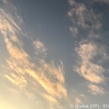 16:33_1.20Beautiful Sunset Sky.Mac中の夕焼け夕空夕日夕空、日が伸びた日が暮れる。暖冬の夕暮れ。自動作業中誰か一休みしたい(WB暖色系へ降りながらオレンジ撮影:i7P)
