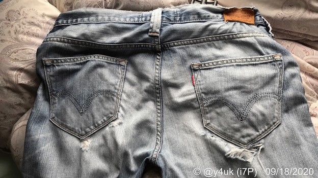 Photos: "Levi's 504" ended jeans. I was used habitually for 15 years. Long together Thank you.2020歴史的チェンジその3