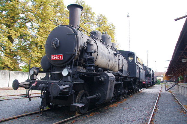 技術博物館の機関車