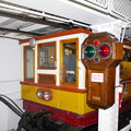 ブダペストの地下鉄博物館の電車
