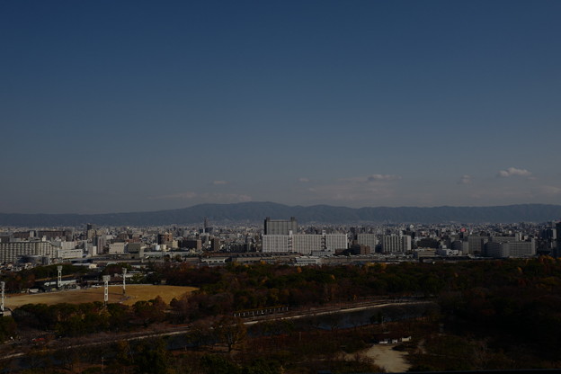 大阪城・天守閣からの風景１