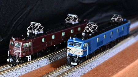 KATO EF58 61とEF58上越形ブルー