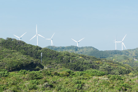 石廊崎風力発電の風車