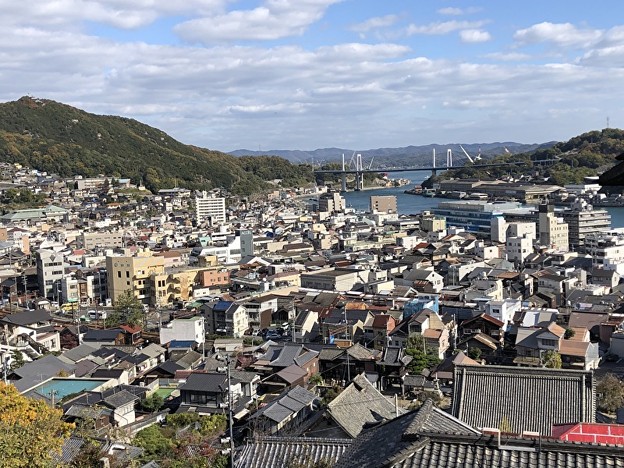 尾道市の町の風景