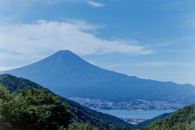 富士五湖巡り【峠の茶屋から見る富士】6