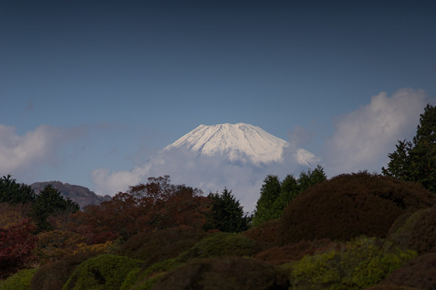 山のホテル【富士山のアップ】