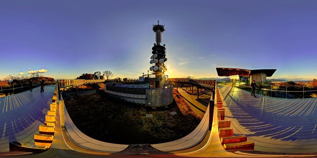 日本平 夢テラス 展望回廊　北面 360度パノラマ写真