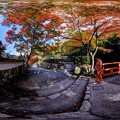 京都 大原 紅葉 360度パノラマ写真(2)