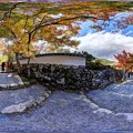 京都 大原 紅葉 360度パノラマ写真(3)