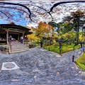 京都 大原 三千院 往生極楽院付近 360度パノラマ写真