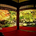 京都　圓徳院　北庭　パノラマ写真