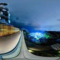 日本平 夢テラス 展望回廊 葵区・駿河区側 夜景 360度パノラマ写真