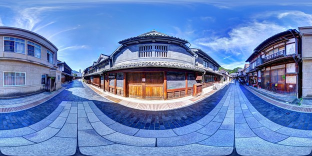 Photos: 竹原 街並み 360度パノラマ写真(3) 竹鶴酒造前