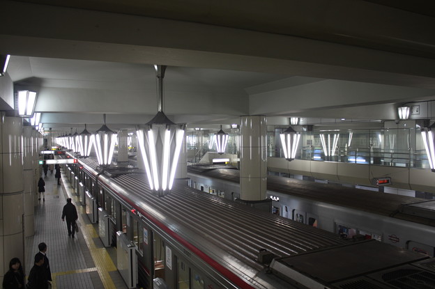 大阪市営地下鉄御堂筋線 天王寺駅 ホーム 写真共有サイト フォト蔵