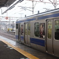 常磐線　E531系「笠間の栗」ラッピング　2021.02.02