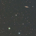 M97ふくろう星雲と渦巻銀河M108