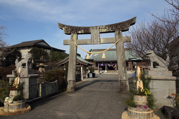 初詣・・八幡神社