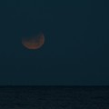 Super Blue Blood Moon Setting into the Gulf 1-31-18