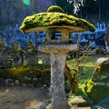 Photos: 山寺の苔灯籠