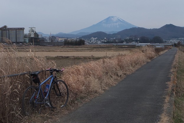 農道／富士山