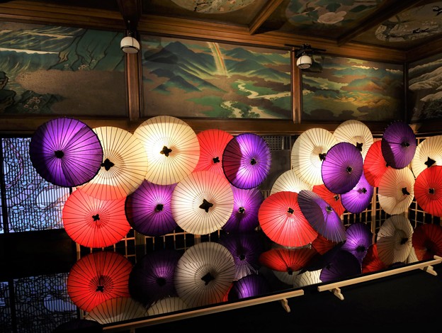 Photos: 和傘の花