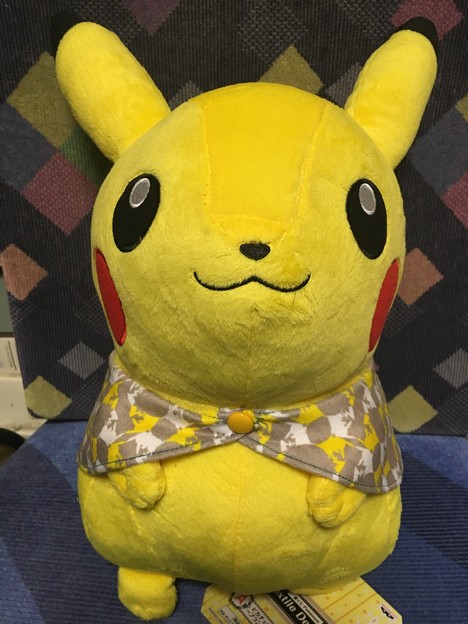 一番くじ Pokemon Textile Design A賞 ピカチュウのぬいぐるみ ブランケットスタイル 写真共有サイト フォト蔵