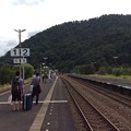 Photos: 新夕張駅にまもなく特急到着