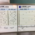 小野田駅 時刻表