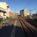 宇部新川駅から宇部方面を望んでいると思われる写真