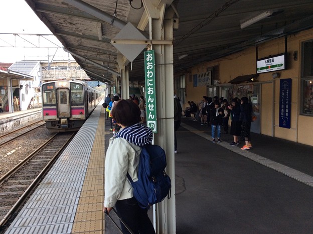 JR大鰐温泉駅５ ～電車入線～
