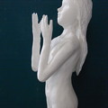 Photos: 紙粘土人形裸婦像５２　シャワー部分