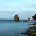 帆立岩と津軽半島01