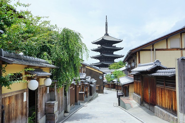 コロナ禍の八坂通～京都 La pagode de Yasaka