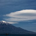 5月6日富士宮からの富士山～ 吊るし雲が出ていますね！