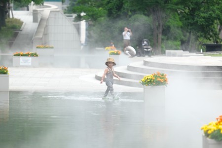 2018.06.12　横浜美術館　噴水